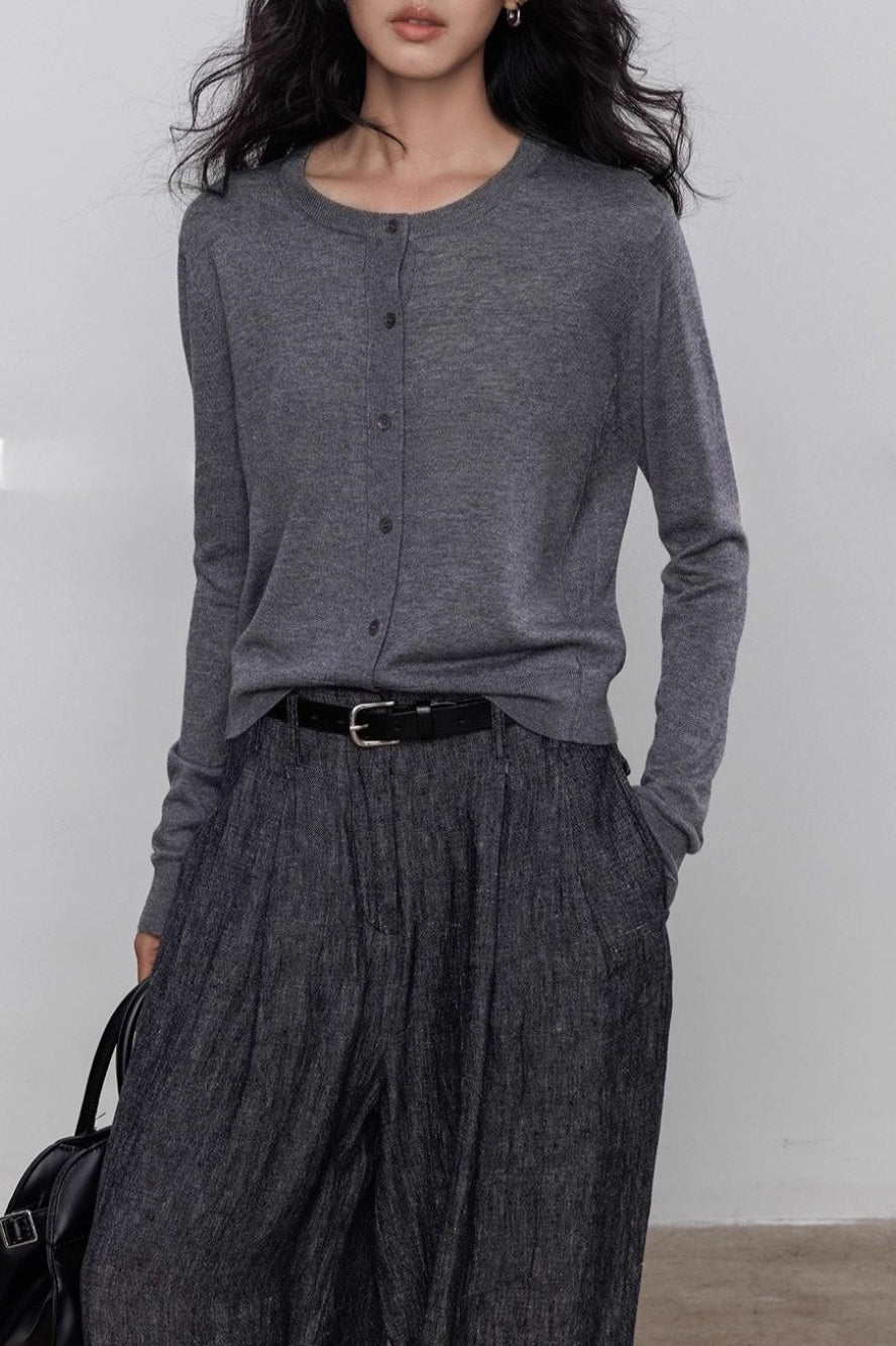 Women's Lightweight Crewneck Knit Top