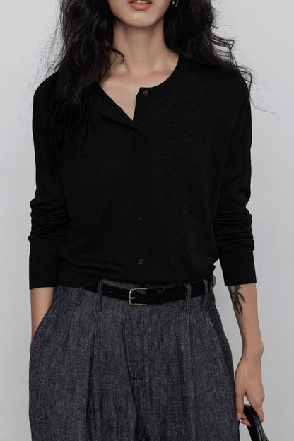 Women's Lightweight Crewneck Knit Top