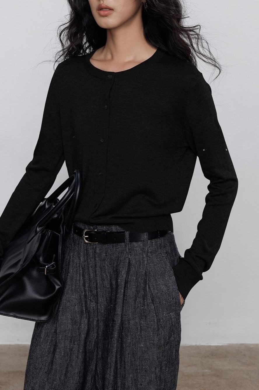Women's Lightweight Crewneck Knit Top
