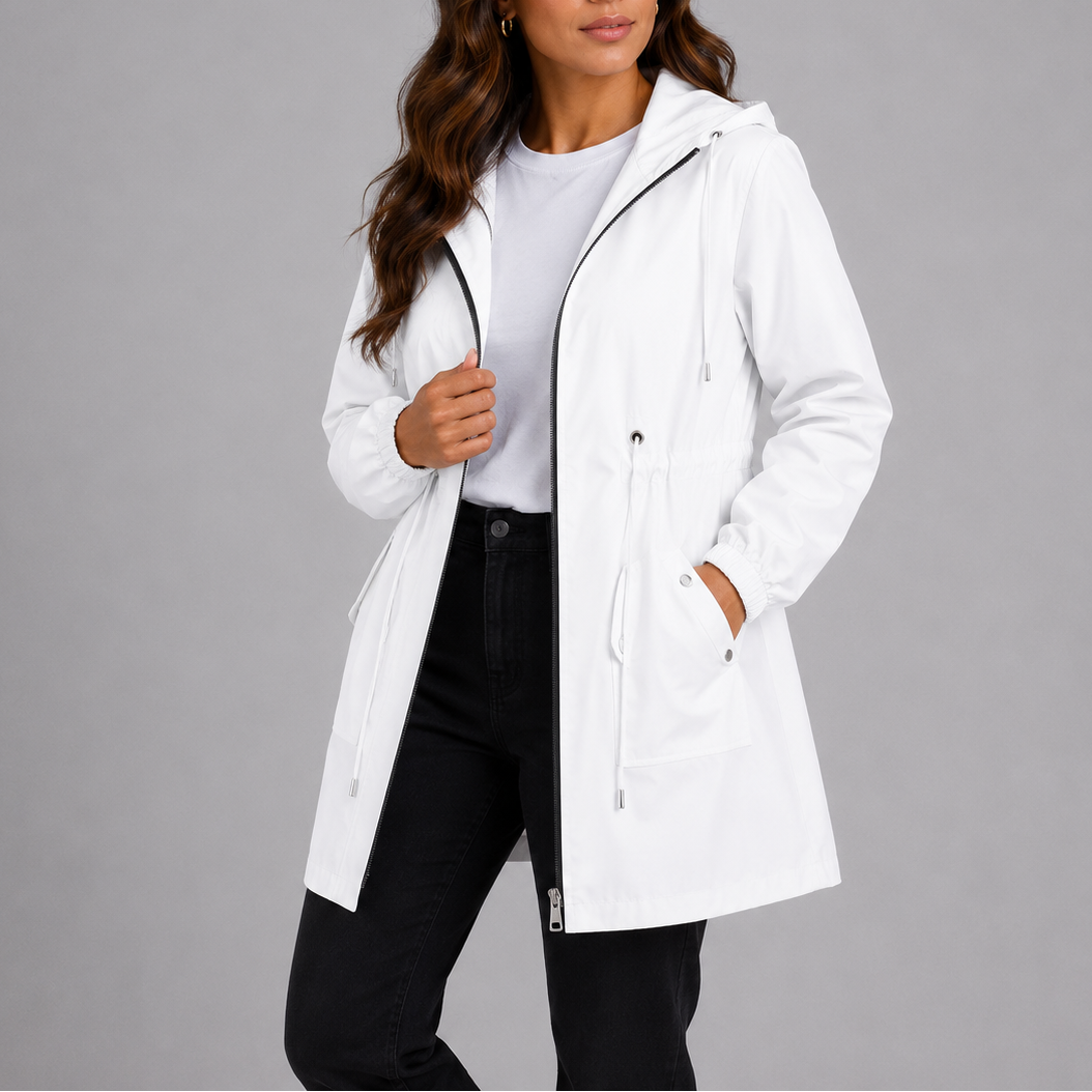 Women's Lightweight Waterproof Rain Coat with Hood