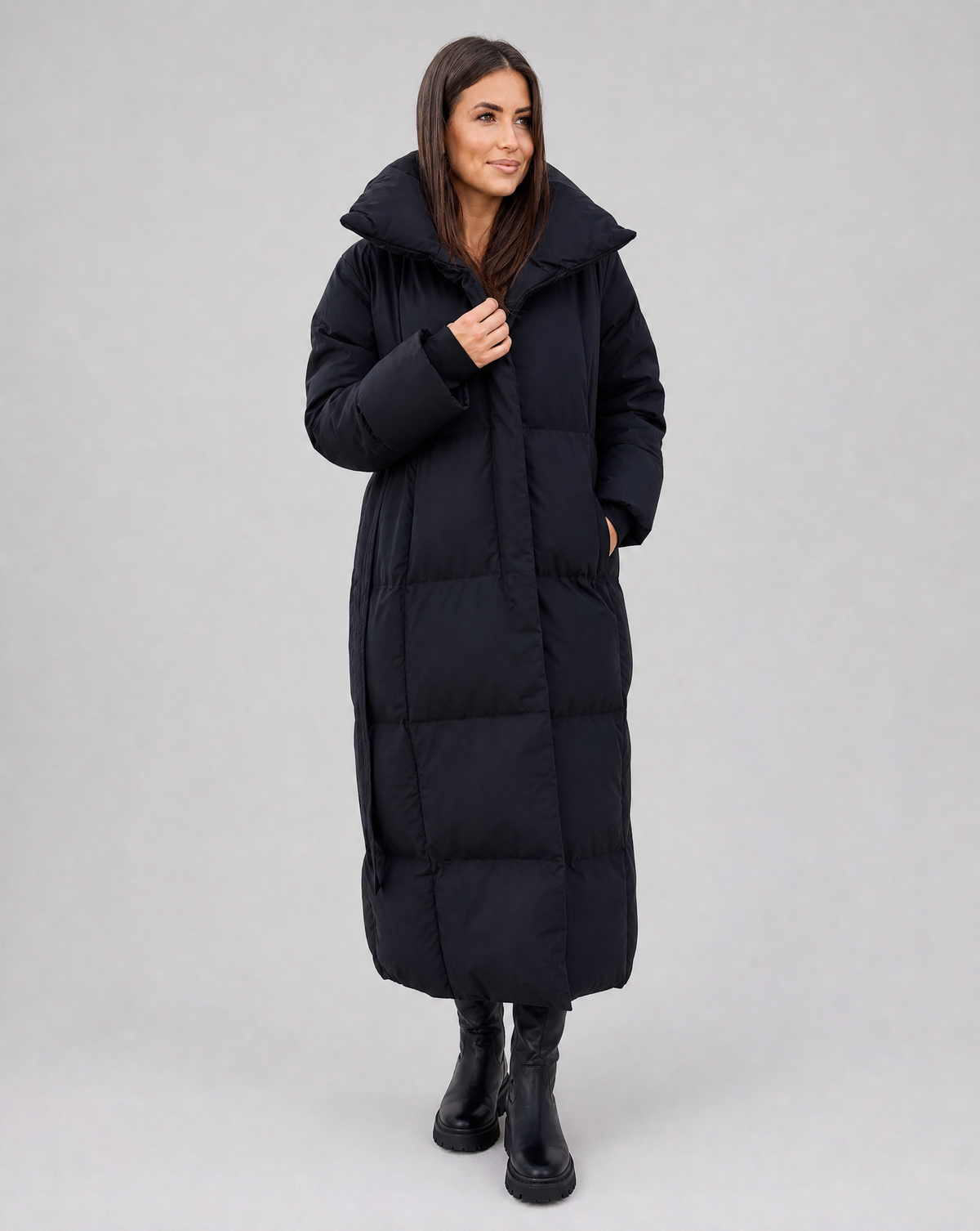 Women's Long Winter Puffer Jacket