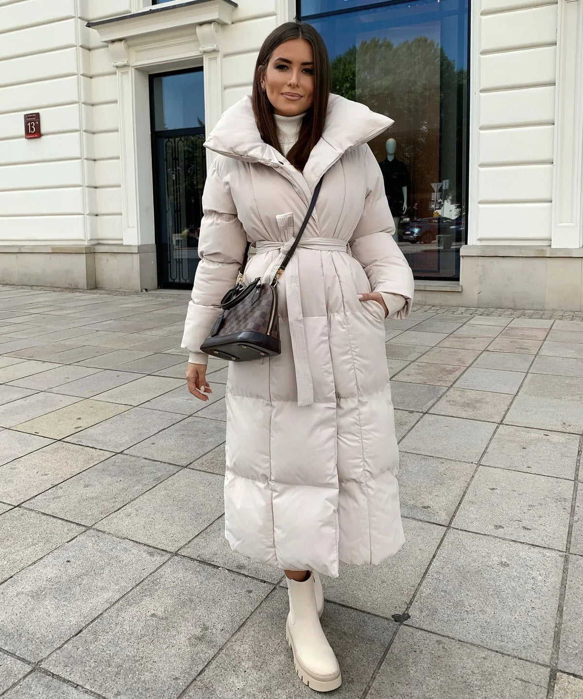 Women's Long Winter Puffer Jacket