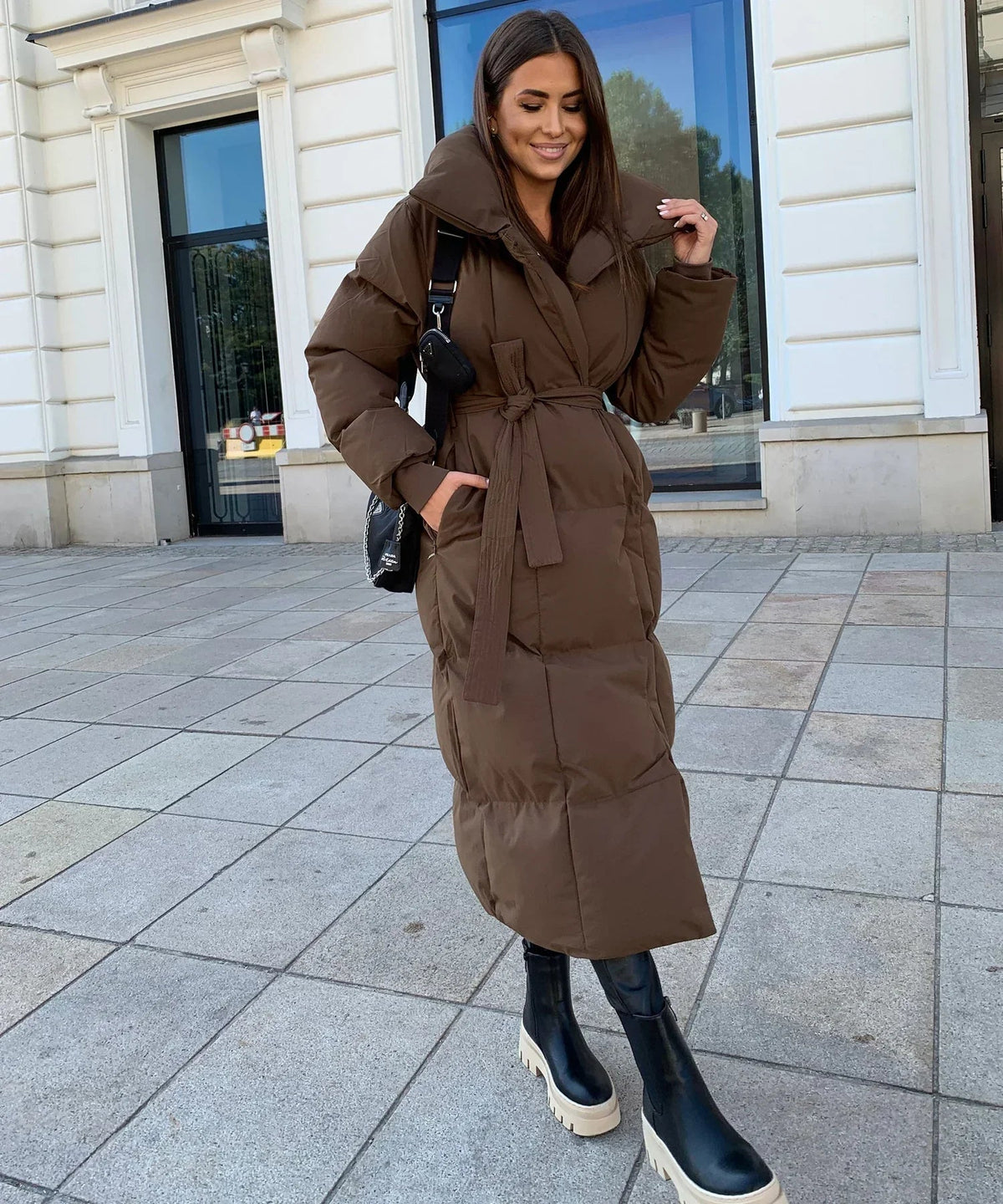 Women's Long Winter Puffer Jacket