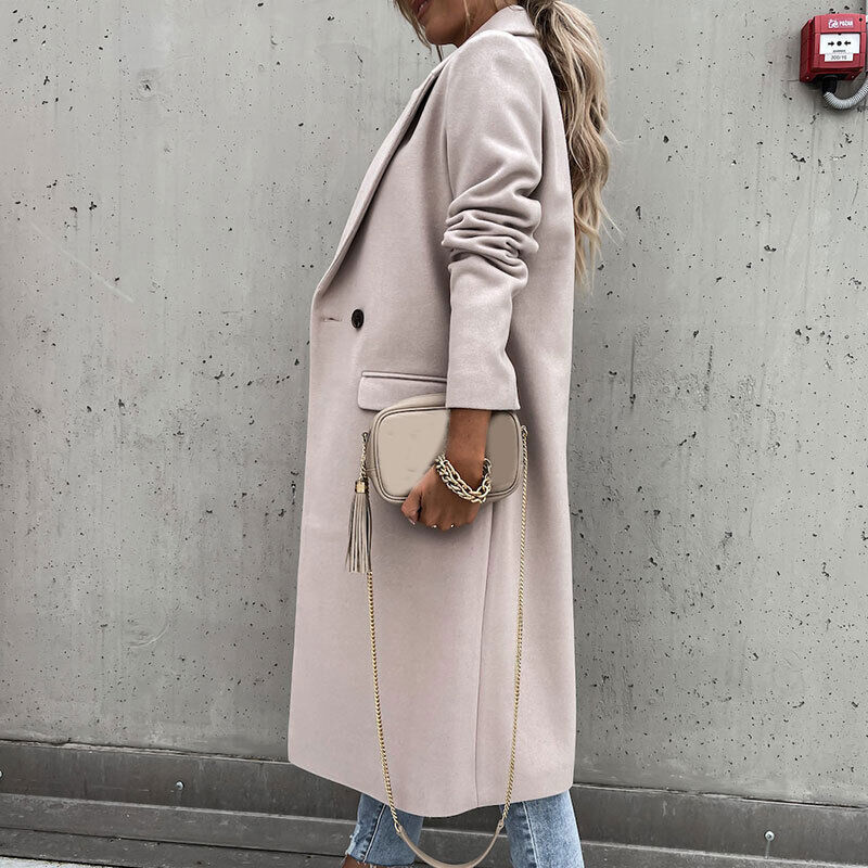 Women's Longline Tailored Trench Coat