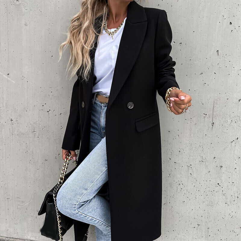 Women's Longline Tailored Trench Coat