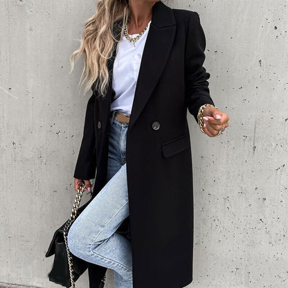 Women's Longline Tailored Trench Coat