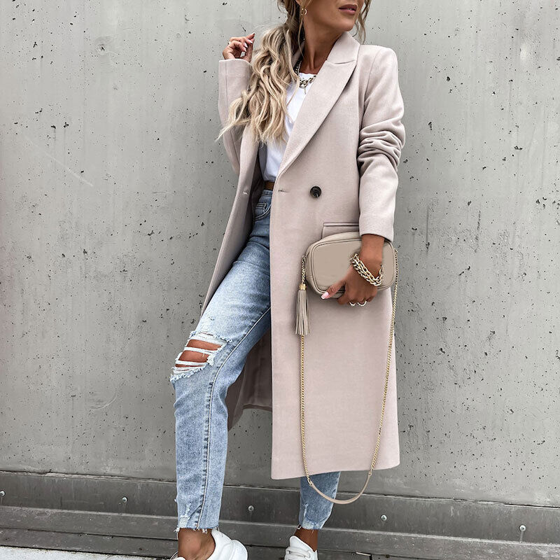 Women's Longline Tailored Trench Coat