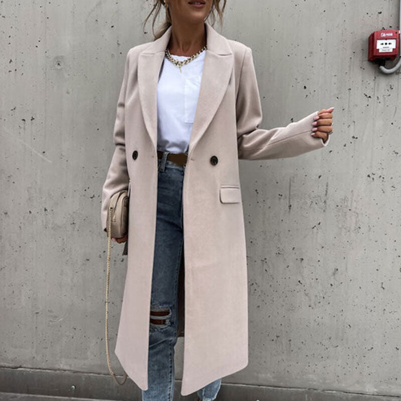 Women's Longline Tailored Trench Coat