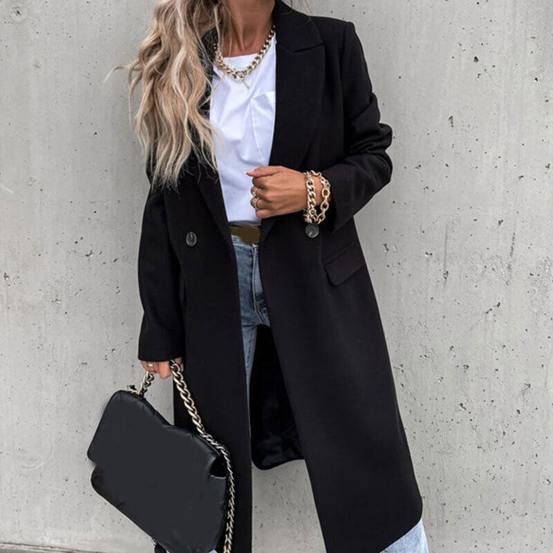 Women's Longline Tailored Trench Coat