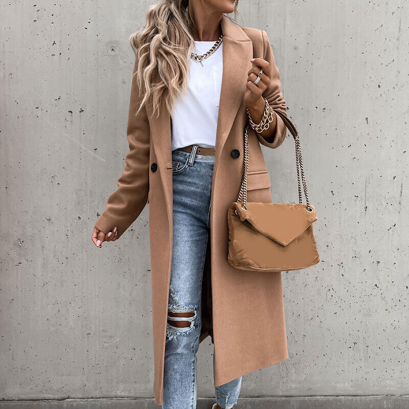 Women's Longline Tailored Trench Coat