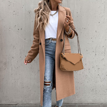 Women's Longline Tailored Trench Coat