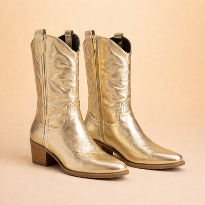 Women's Metallic Western Boots