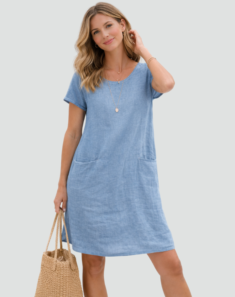 Women's Mini Dress With Pockets