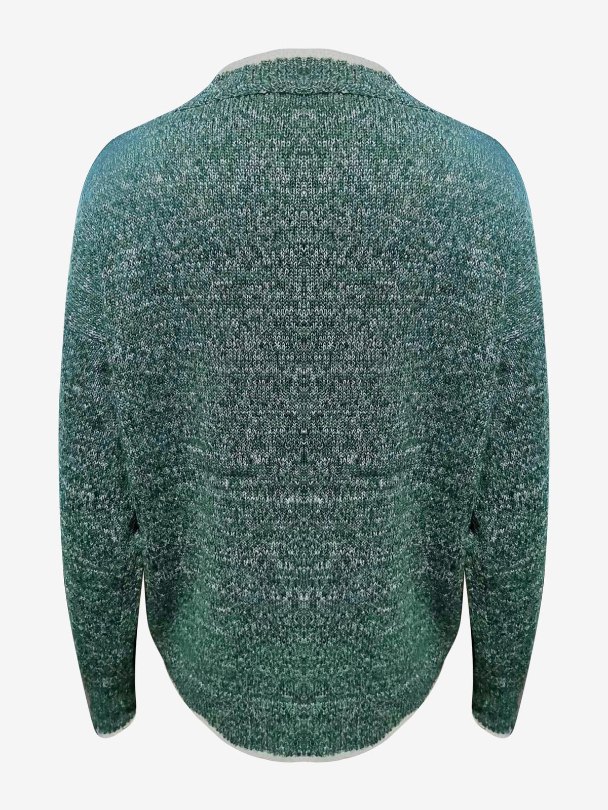 Women's Notch V-Neck Long Sleeve Knit Jumper