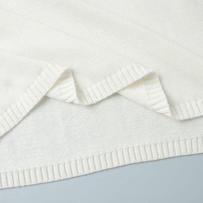 Women's Open Back Loose Knit Jumper