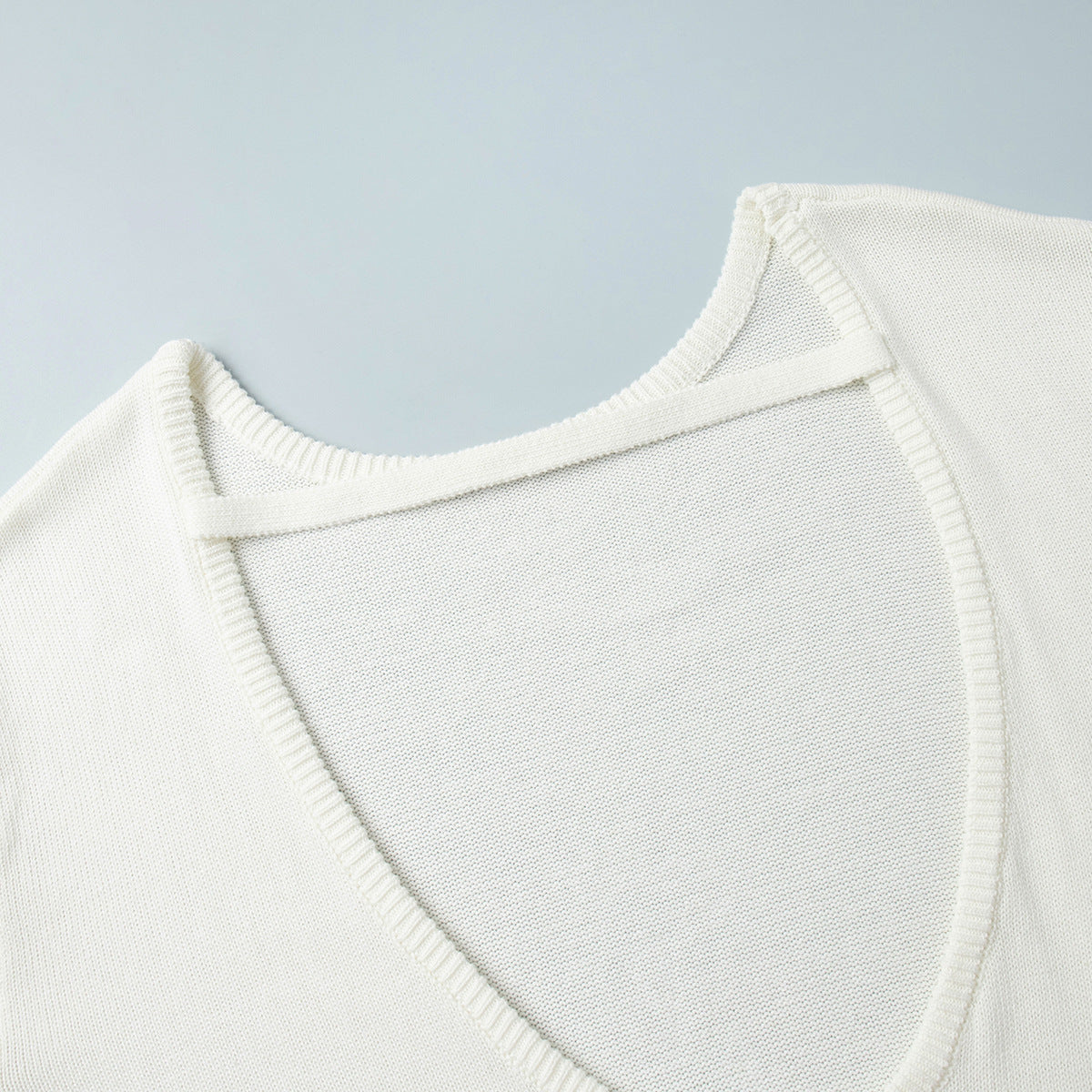 Women's Open Back Loose Knit Jumper