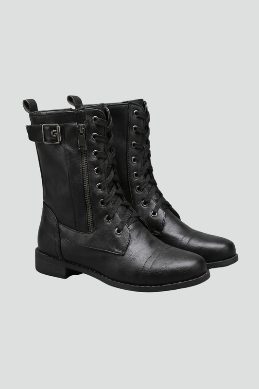 Women's Orthopaedic Ankle Boots with Side Zipper for All-Day Comfort