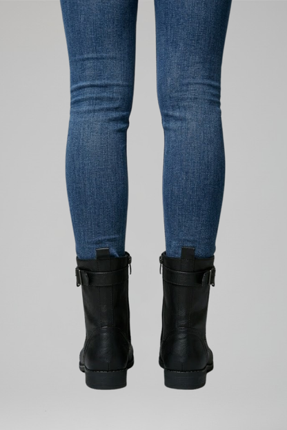 Women's Orthopaedic Ankle Boots with Side Zipper for All-Day Comfort