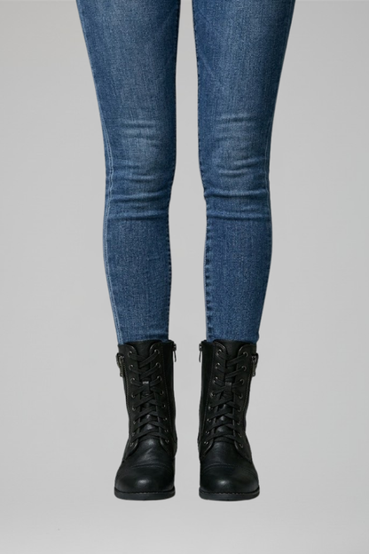 Women's Orthopaedic Ankle Boots with Side Zipper for All-Day Comfort