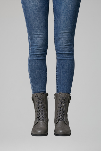 Women's Orthopaedic Ankle Boots with Side Zipper for All-Day Comfort