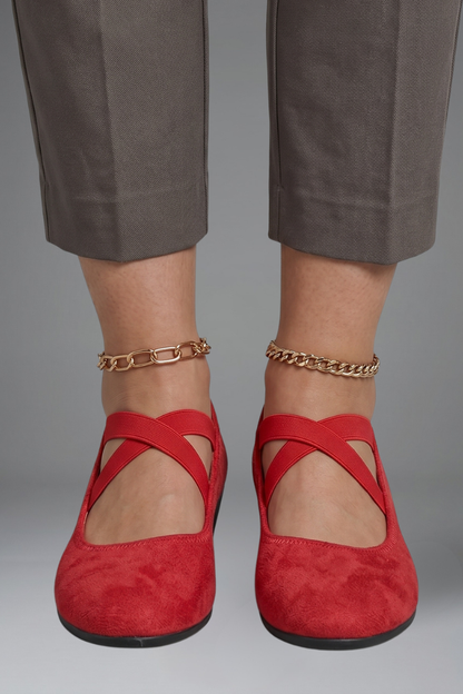Women's Orthopaedic Flat Shoes with Slip-On Design for Everyday Wear