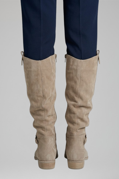 Women's Orthopaedic Knee-High Boots with Side Zipper for All-Day Comfort