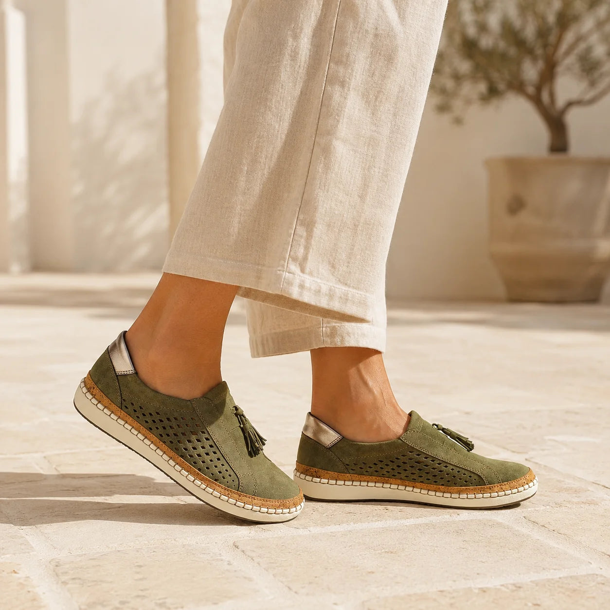 Women's Orthopedic Comfort Slip On Shoes