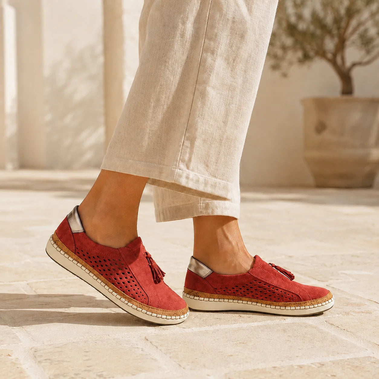 Women's Orthopedic Comfort Slip On Shoes