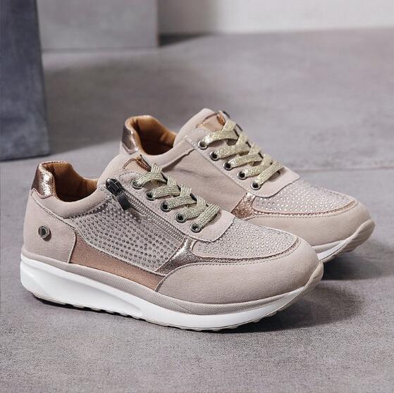 Women's Orthopedic Zip Sneakers