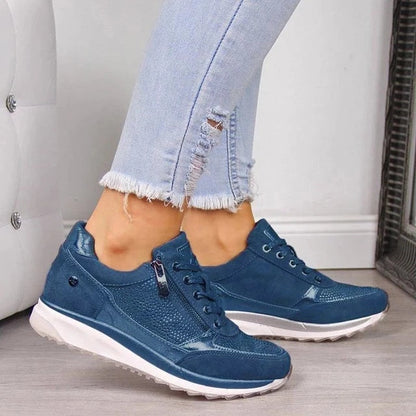 Women's Orthopedic Zip Sneakers