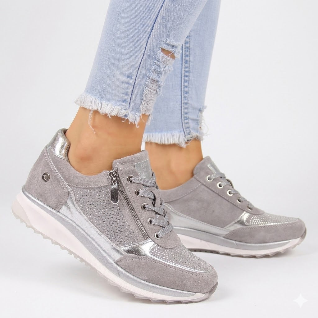 Women's Orthopedic Zip Sneakers
