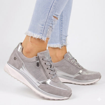 Women's Orthopedic Zip Sneakers