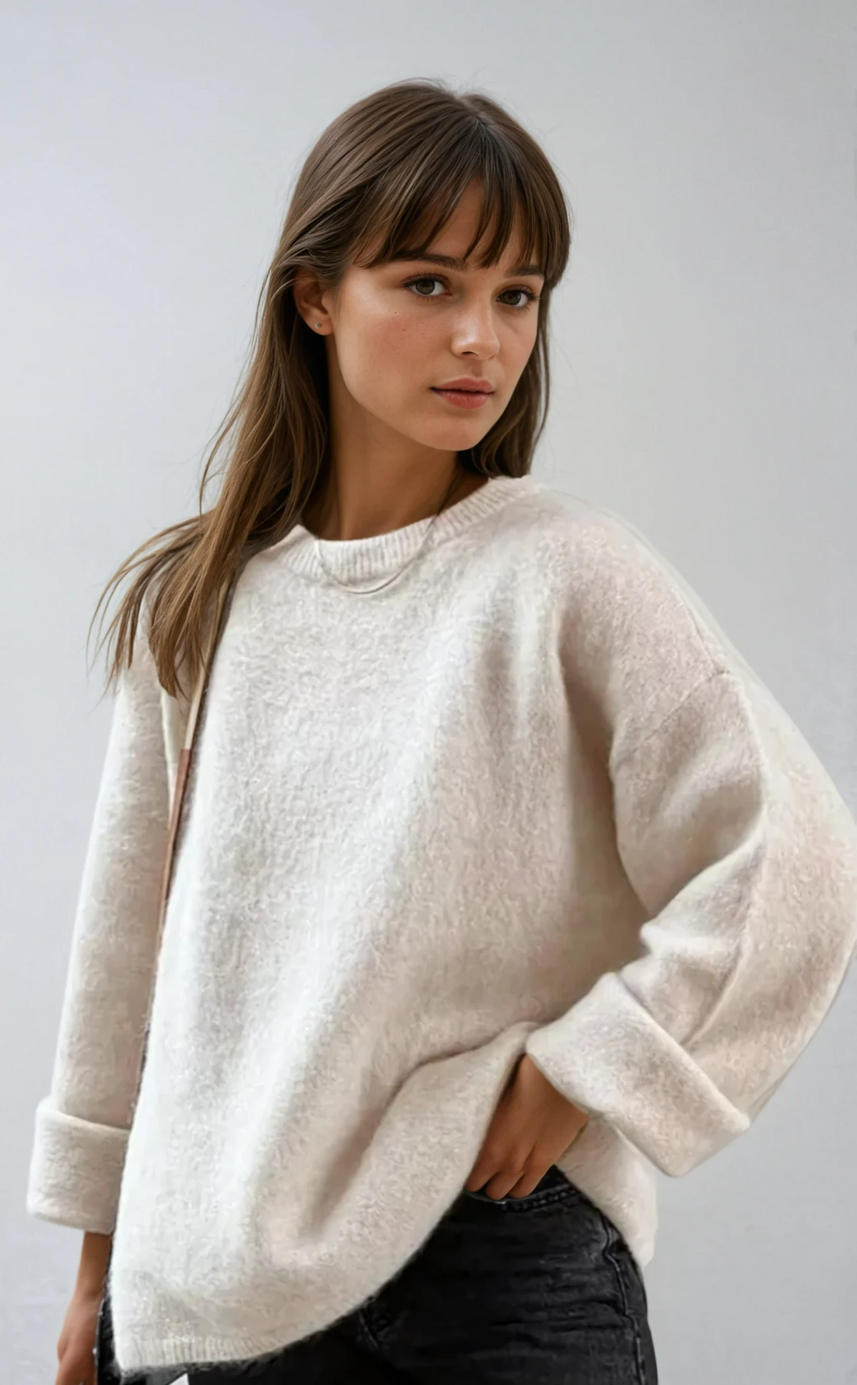 Women's Oversized Cozy Knit Sweater