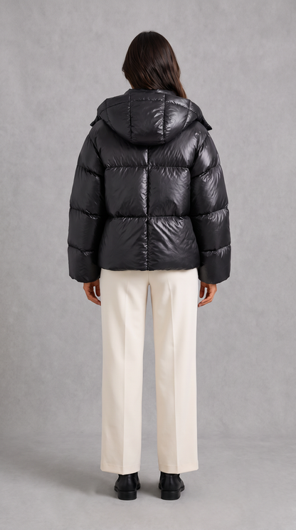 Women's Oversized Double Layer Puffer Jacket Winter