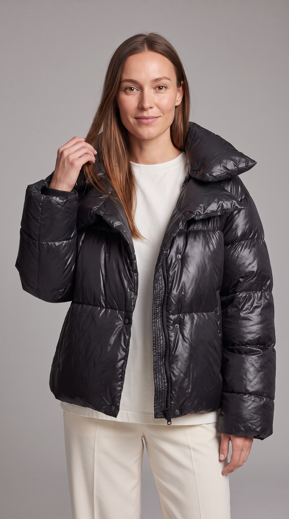 Women's Oversized Double Layer Puffer Jacket Winter