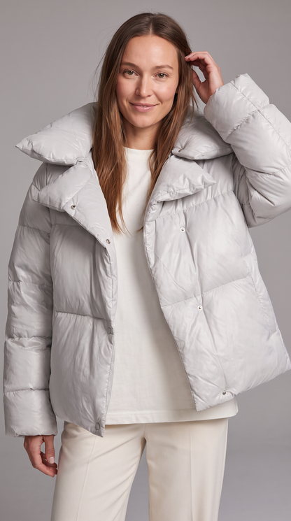 Women's Oversized Double Layer Puffer Jacket Winter