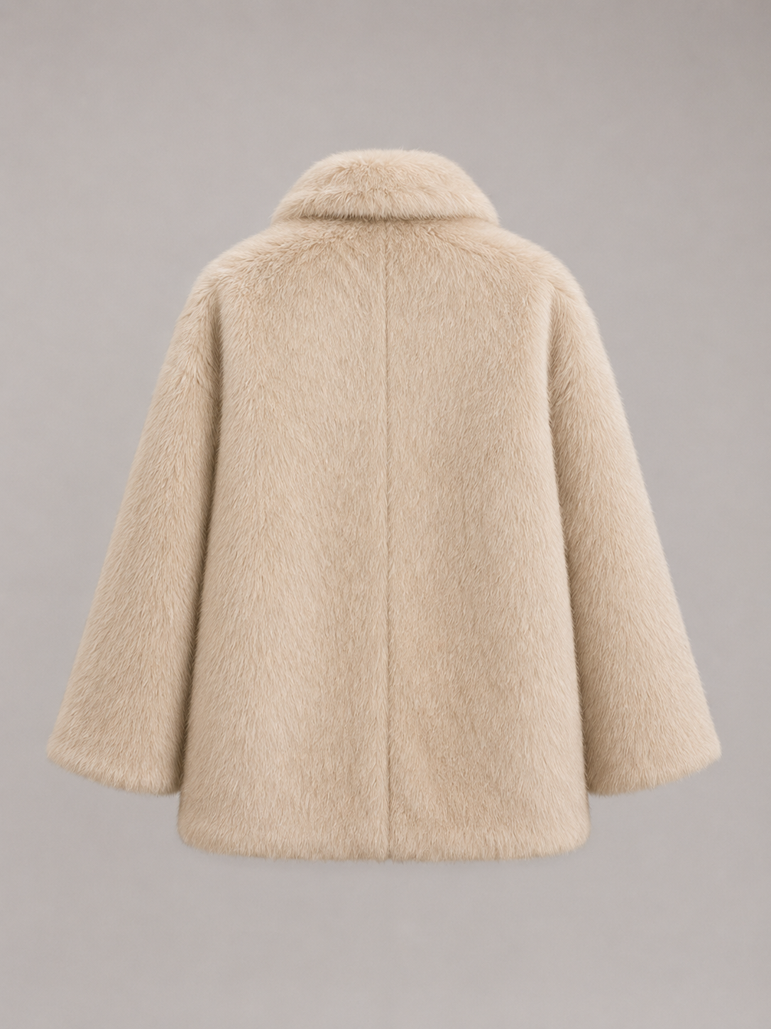 Women's Oversized Faux Fur Plush Jacket