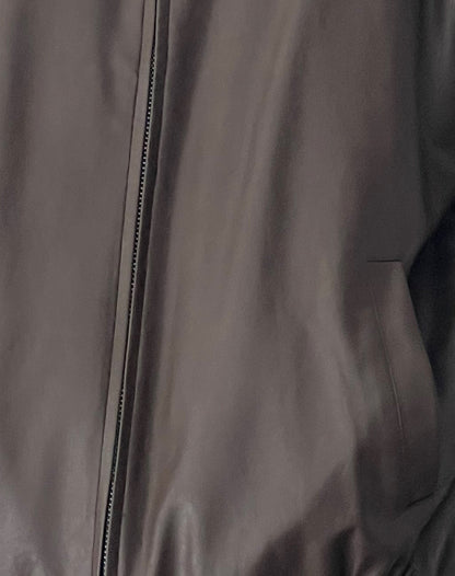 Women's Oversized Faux Leather Jacket