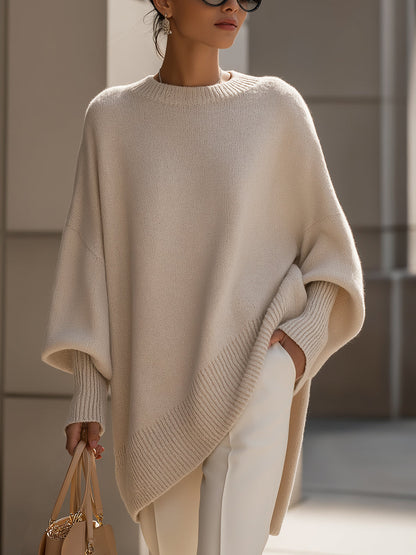 Women's Oversized Ribbed Cuff Jumper
