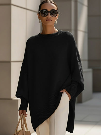Women's Oversized Ribbed Cuff Jumper