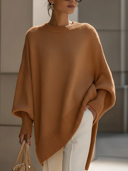 Women's Oversized Ribbed Cuff Jumper