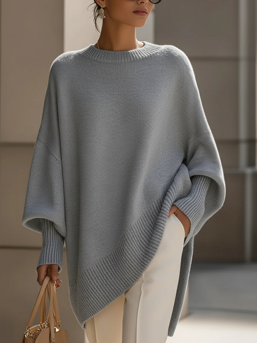 Women's Oversized Ribbed Cuff Jumper