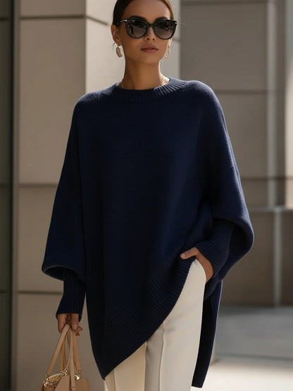 Women's Oversized Ribbed Cuff Jumper