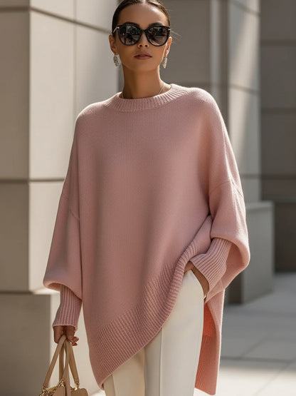 Women's Oversized Ribbed Cuff Jumper