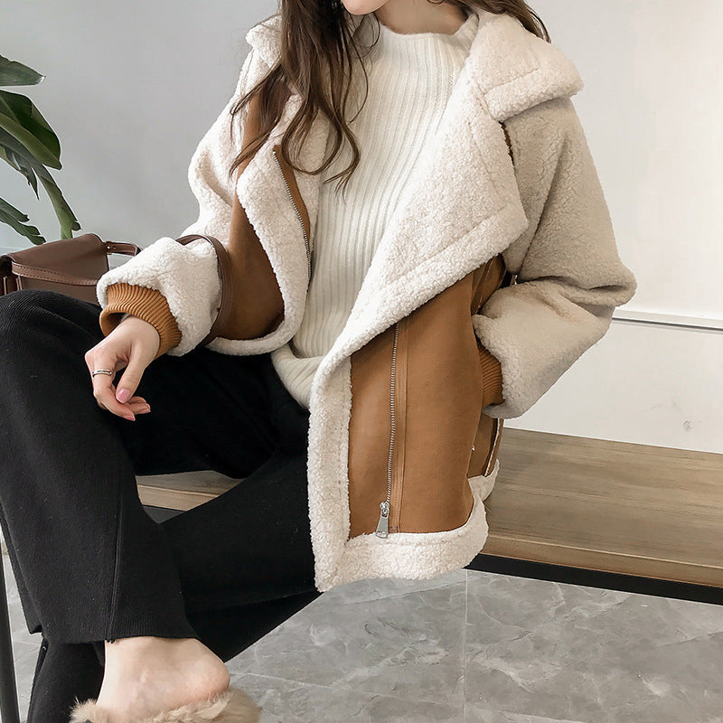 Women's Oversized Sherpa Teddy Jacket