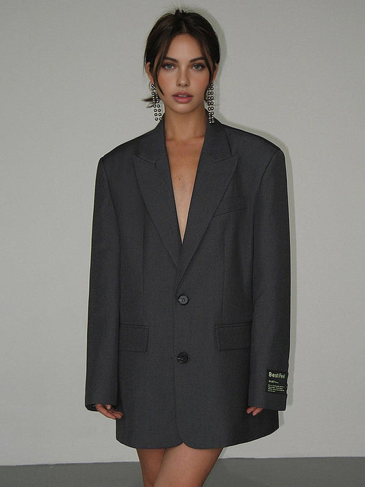 Women's Oversized Tailored Blazer Coat