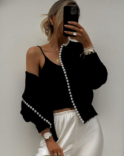 Women's Pearl Detail Cardigan