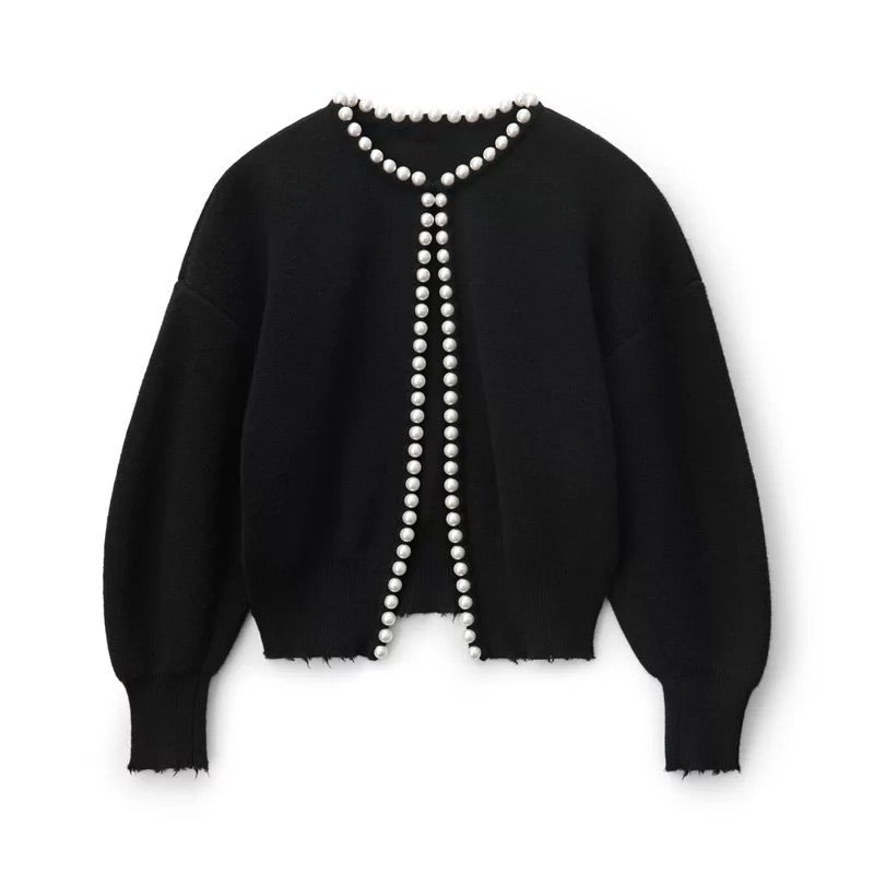 Women's Pearl Detail Cardigan