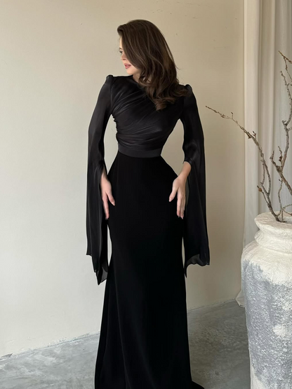 Women's Pleated Maxi Dress