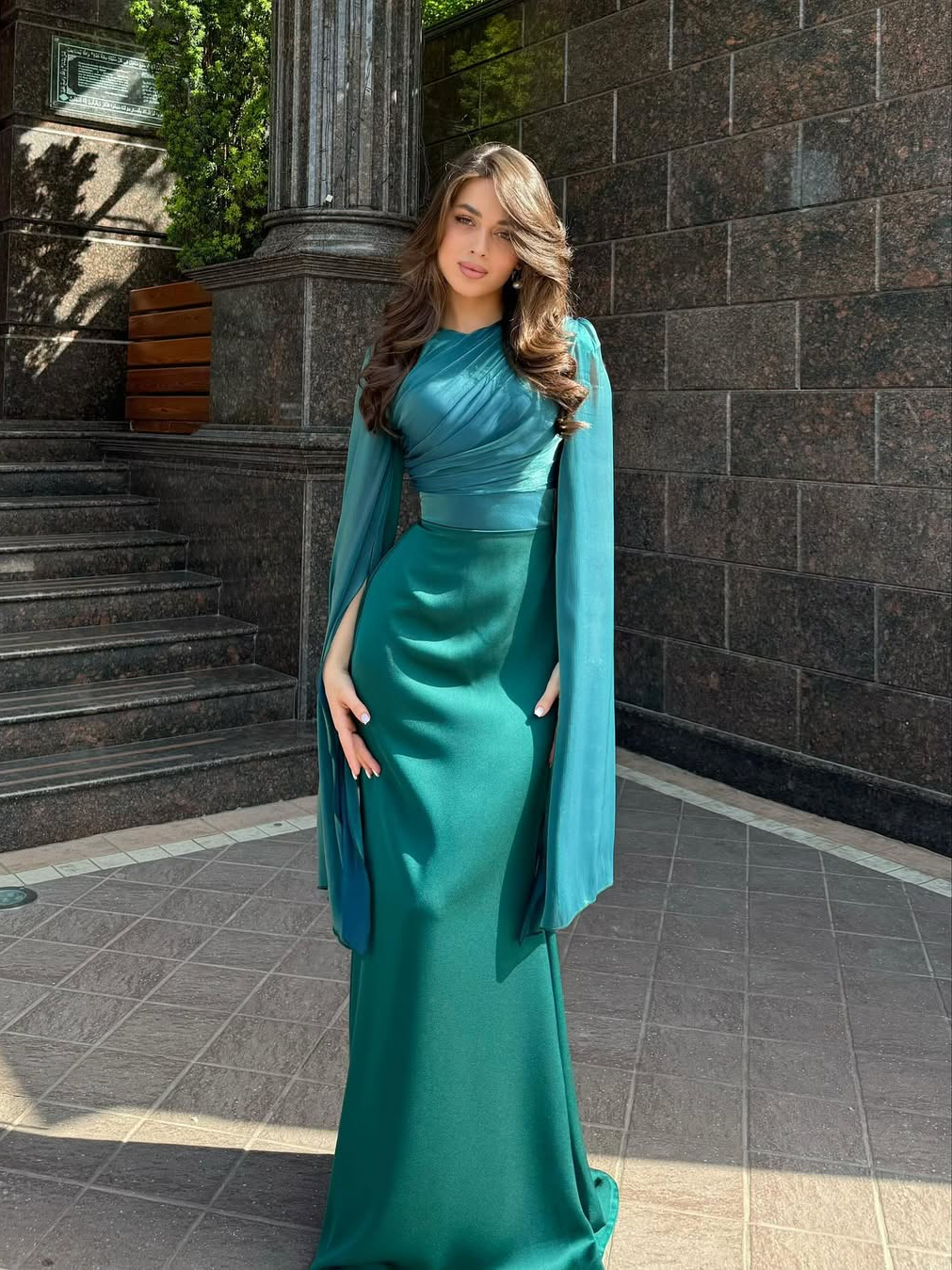 Women's Pleated Maxi Dress